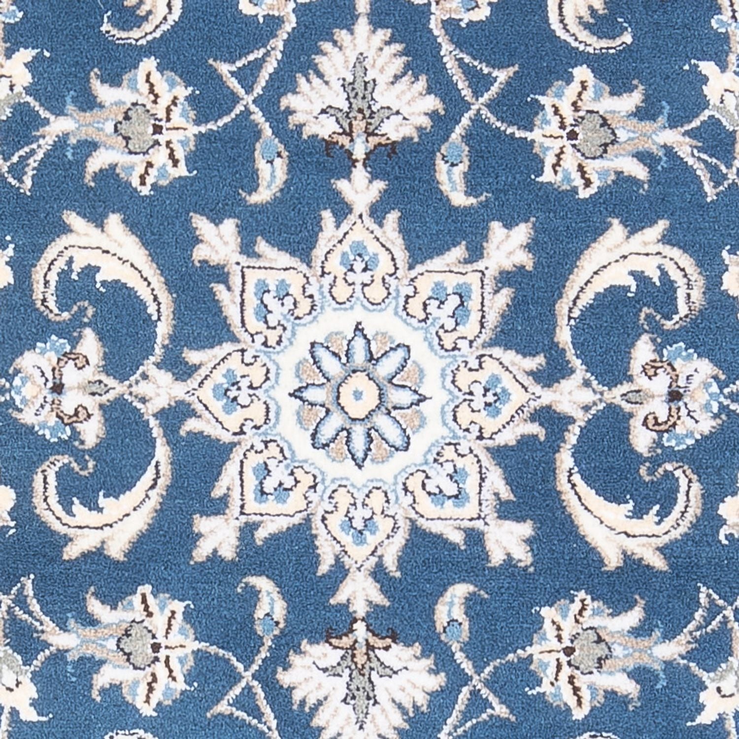 Tapis persan - Nain - 148 x 69 cm - bleu