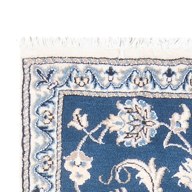 Tapis persan - Nain - 148 x 69 cm - bleu