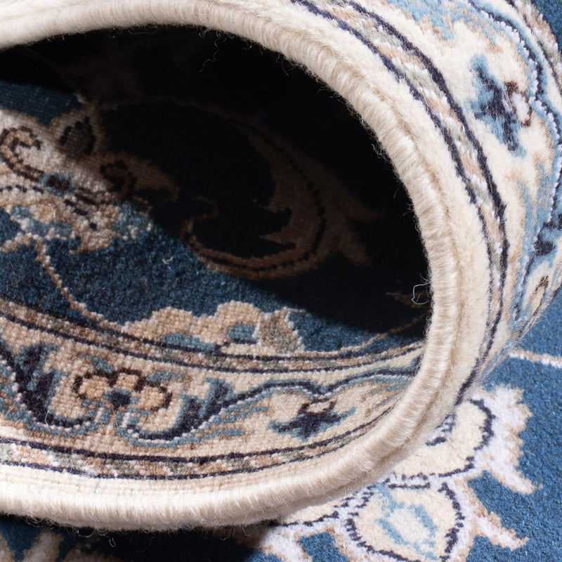 Tapis persan - Nain - 148 x 69 cm - bleu