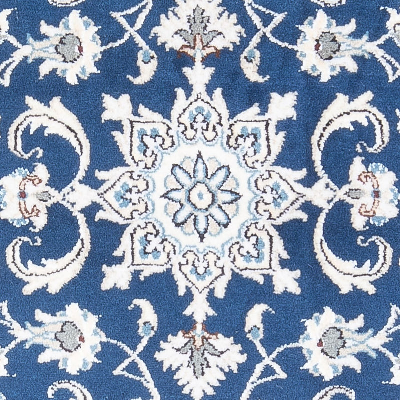 Tapis persan - Nain - 140 x 70 cm - bleu