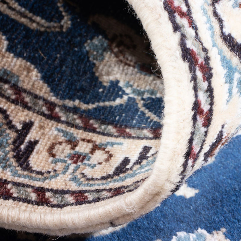 Tapis persan - Nain - 140 x 70 cm - bleu