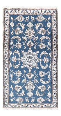 Tapis persan - Nain - 136 x 70 cm - bleu