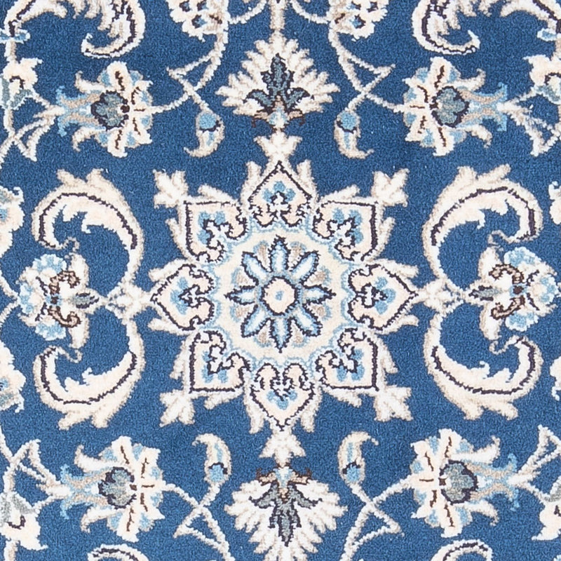 Tapis persan - Nain - 134 x 69 cm - bleu