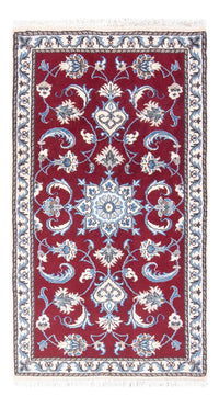 Tapis persan - Nain - 134 x 69 cm - rouge