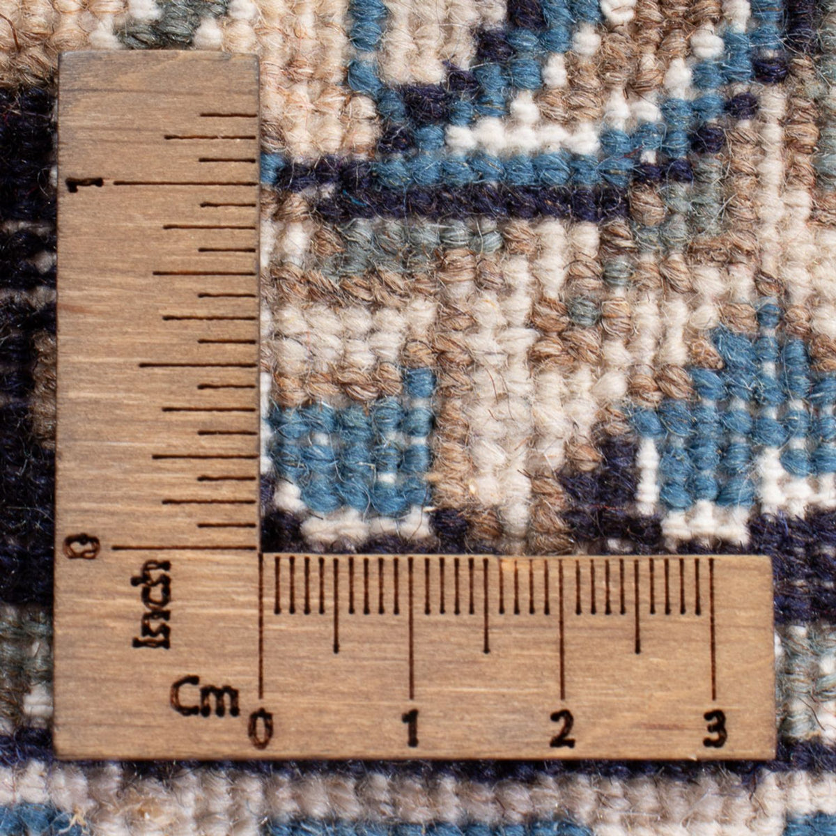 Tapis persan - Nain - 138 x 69 cm - bleu foncé