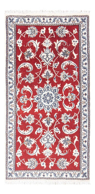 Tapis persan - Nain - 137 x 67 cm - rouge