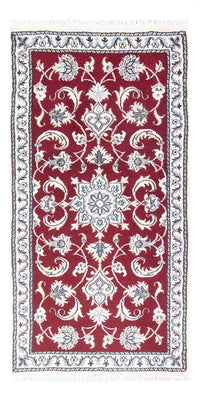 Tapis persan - Nain - 136 x 66 cm - rouge