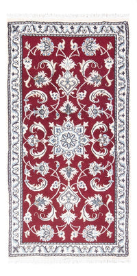 Tapis persan - Nain - 136 x 66 cm - rouge