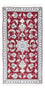 Tapis persan - Nain - 136 x 66 cm - rouge