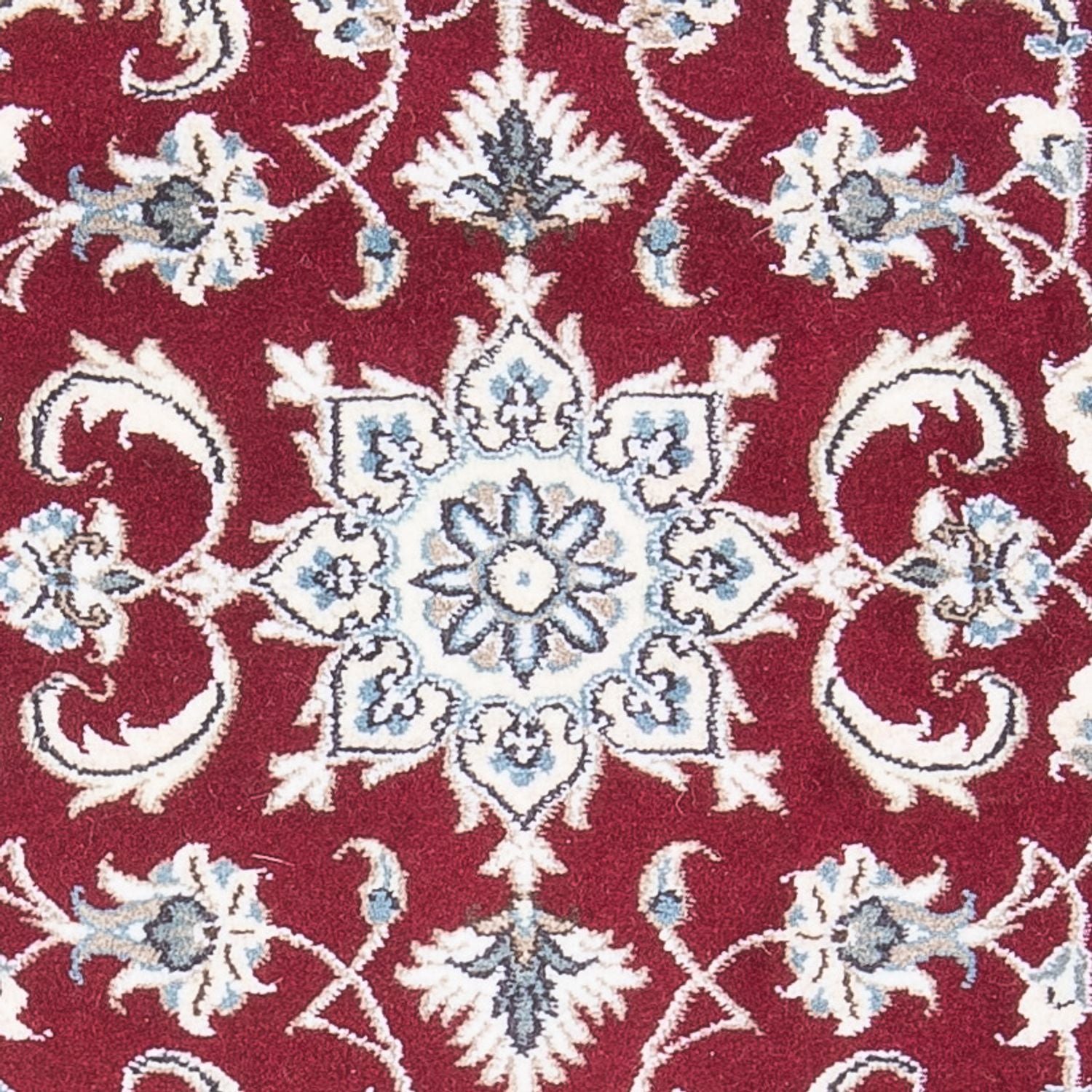 Tapis persan - Nain - 136 x 66 cm - rouge