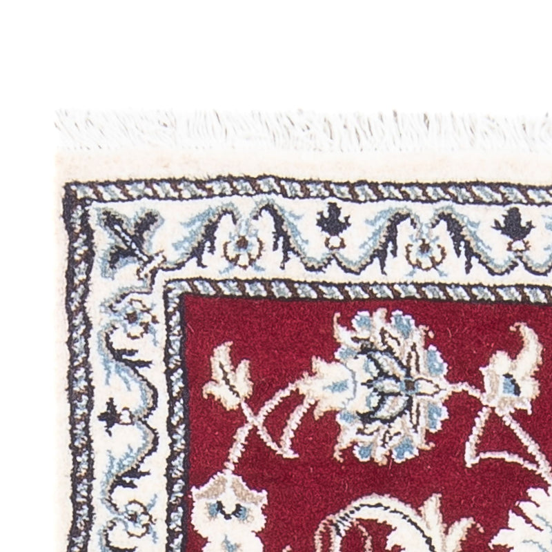 Tapis persan - Nain - 136 x 66 cm - rouge