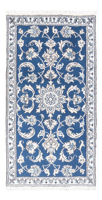Tapis persan - Nain - 141 x 72 cm - bleu
