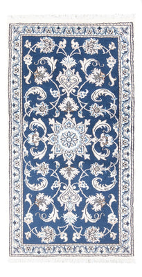 Tapis persan - Nain - 137 x 70 cm - bleu