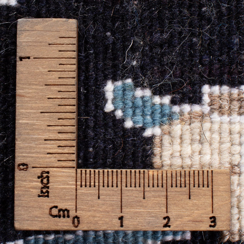 Tapis persan - Nain - 137 x 89 cm - bleu foncé