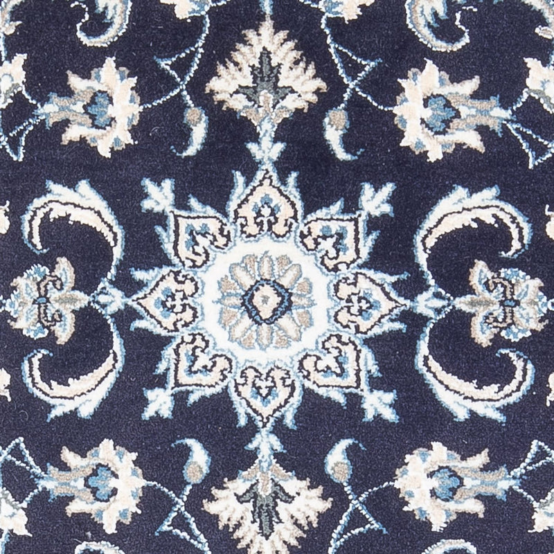 Tapis persan - Nain - 140 x 70 cm - bleu foncé