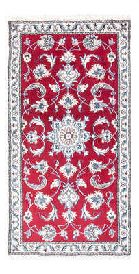 Tapis persan - Nain - 140 x 70 cm - rouge