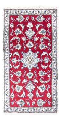 Tapis persan - Nain - 140 x 70 cm - rouge