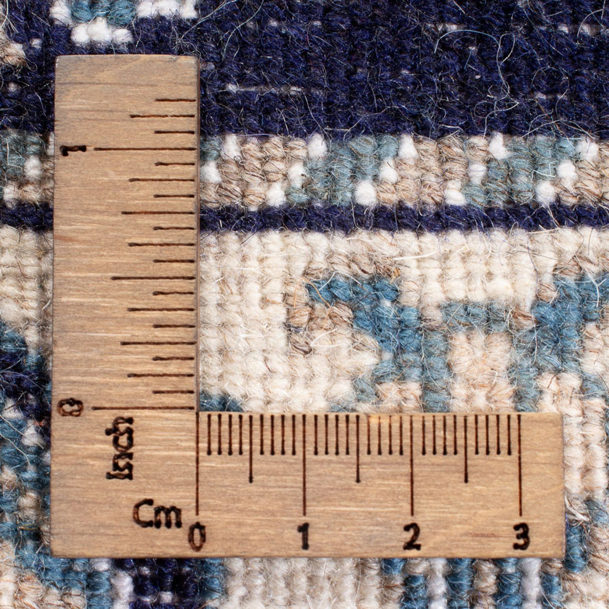 Tapis persan - Nain - 141 x 70 cm - bleu foncé