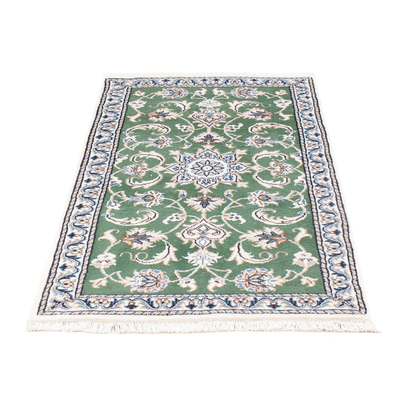 Tapis persan - Nain - 138 x 70 cm - vert