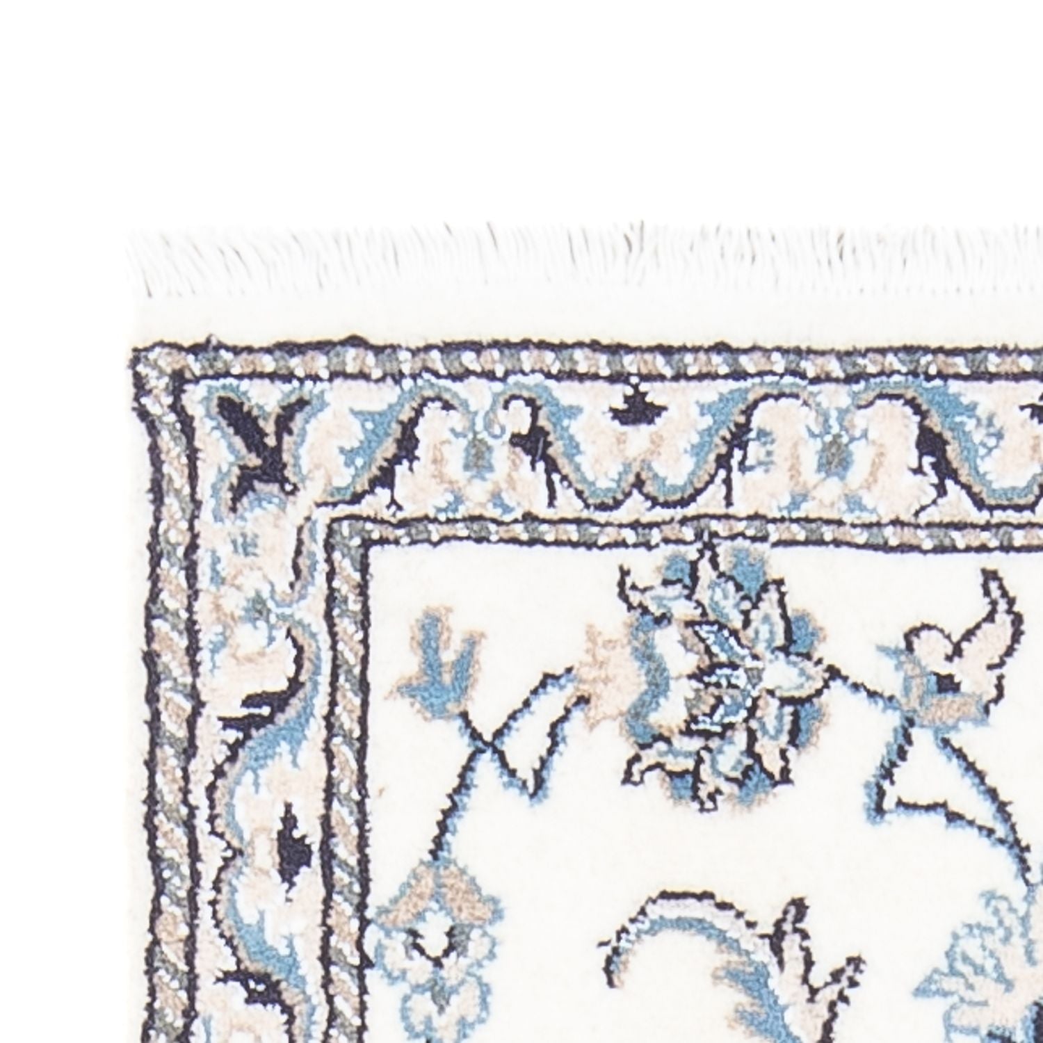 Tapis persan - Nain - 137 x 89 cm - crème