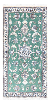 Tapis persan - Nain - 141 x 68 cm - vert