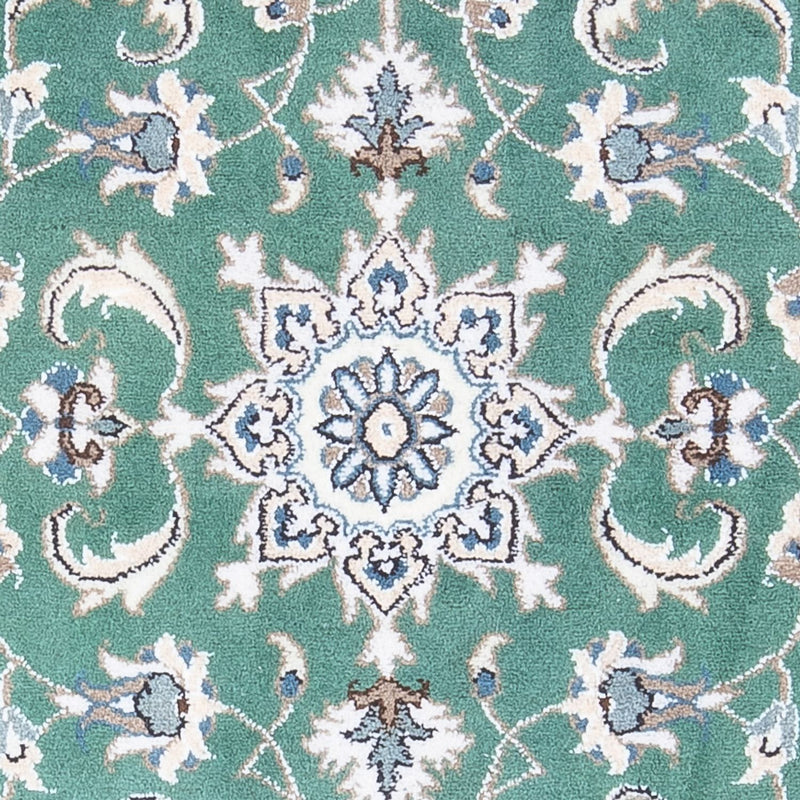 Tapis persan - Nain - 141 x 68 cm - vert