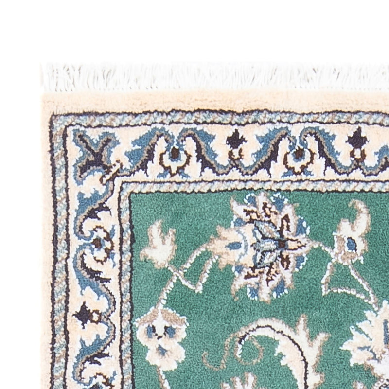 Tapis persan - Nain - 141 x 68 cm - vert