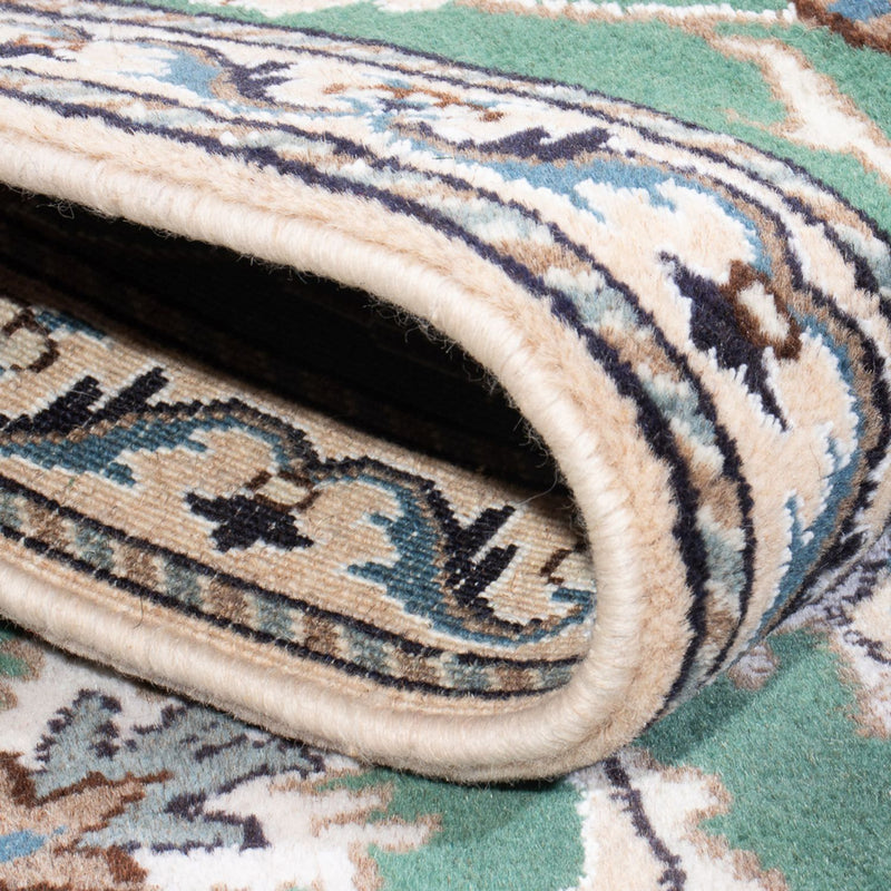 Tapis persan - Nain - 141 x 68 cm - vert