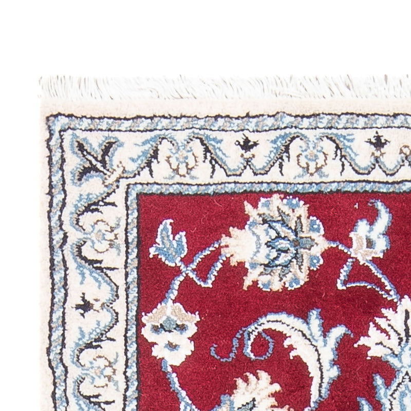 Tapis persan - Nain - 141 x 72 cm - rouge