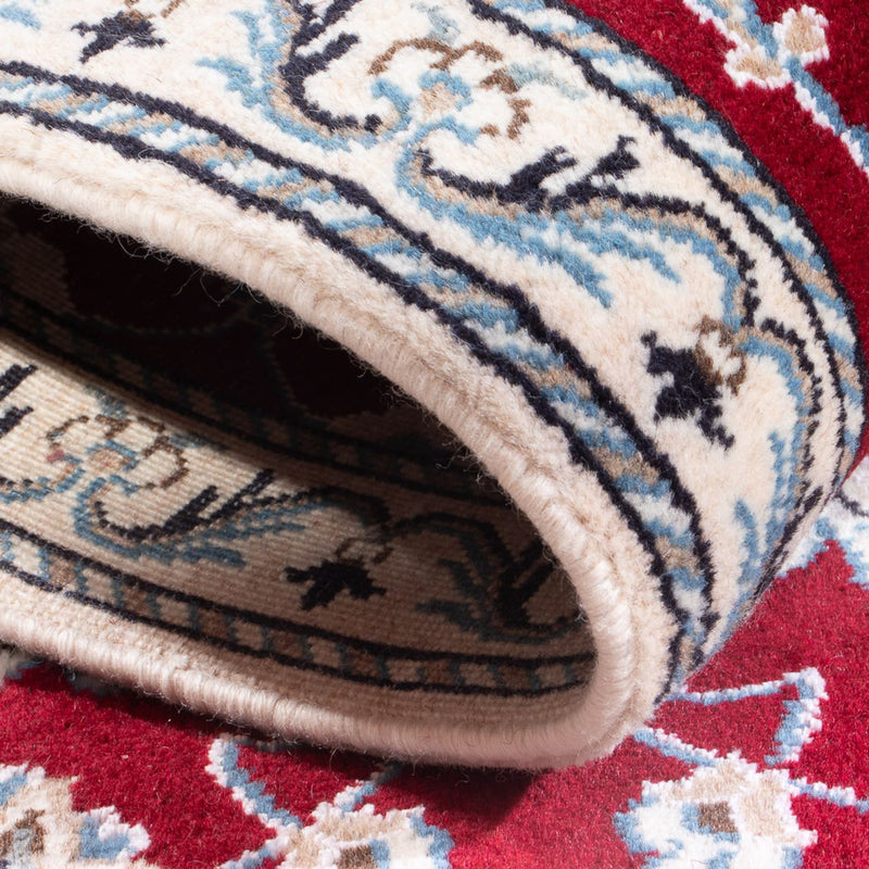 Tapis persan - Nain - 141 x 72 cm - rouge