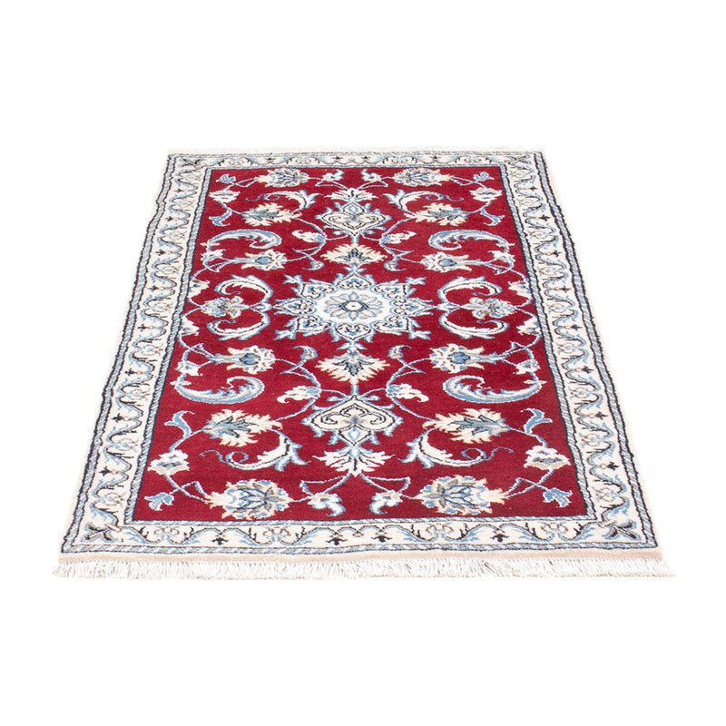 Tapis persan - Nain - 141 x 72 cm - rouge