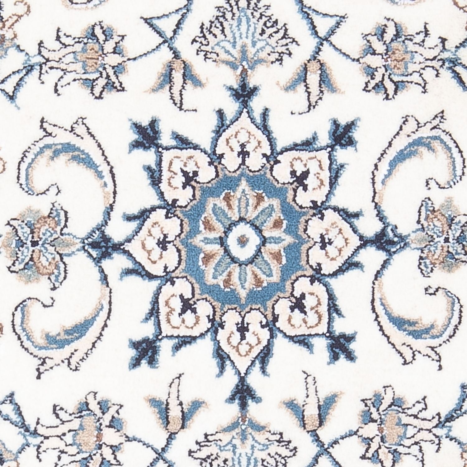 Tapis persan - Nain - 143 x 69 cm - crème
