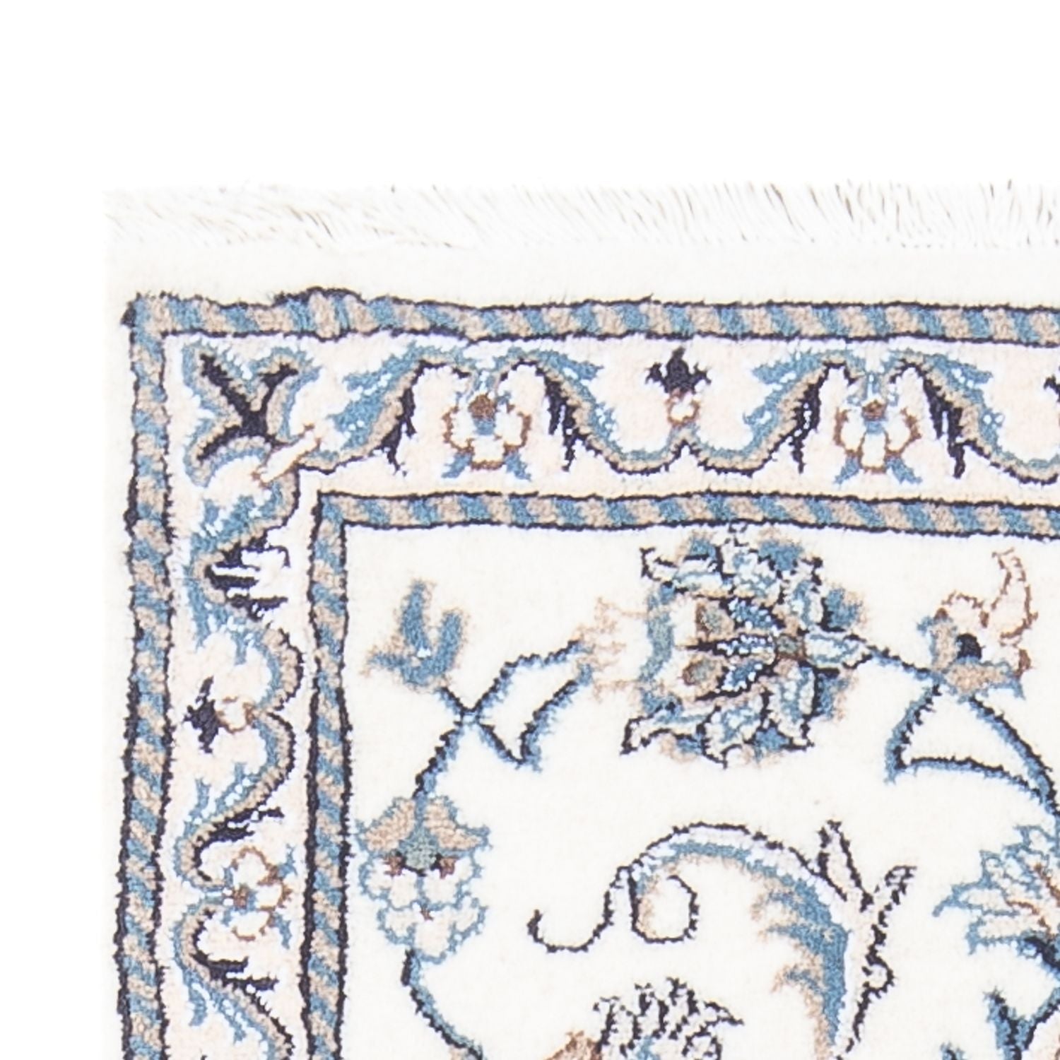 Tapis persan - Nain - 143 x 69 cm - crème
