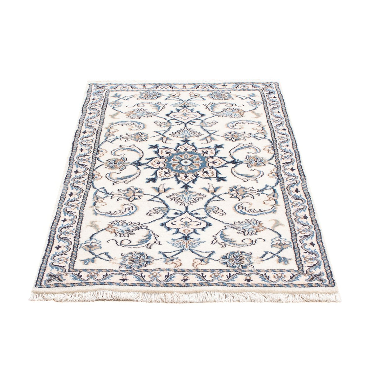 Tapis persan - Nain - 143 x 69 cm - crème