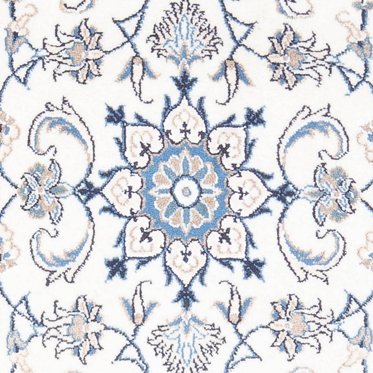 Tapis persan - Nain - 146 x 67 cm - crème