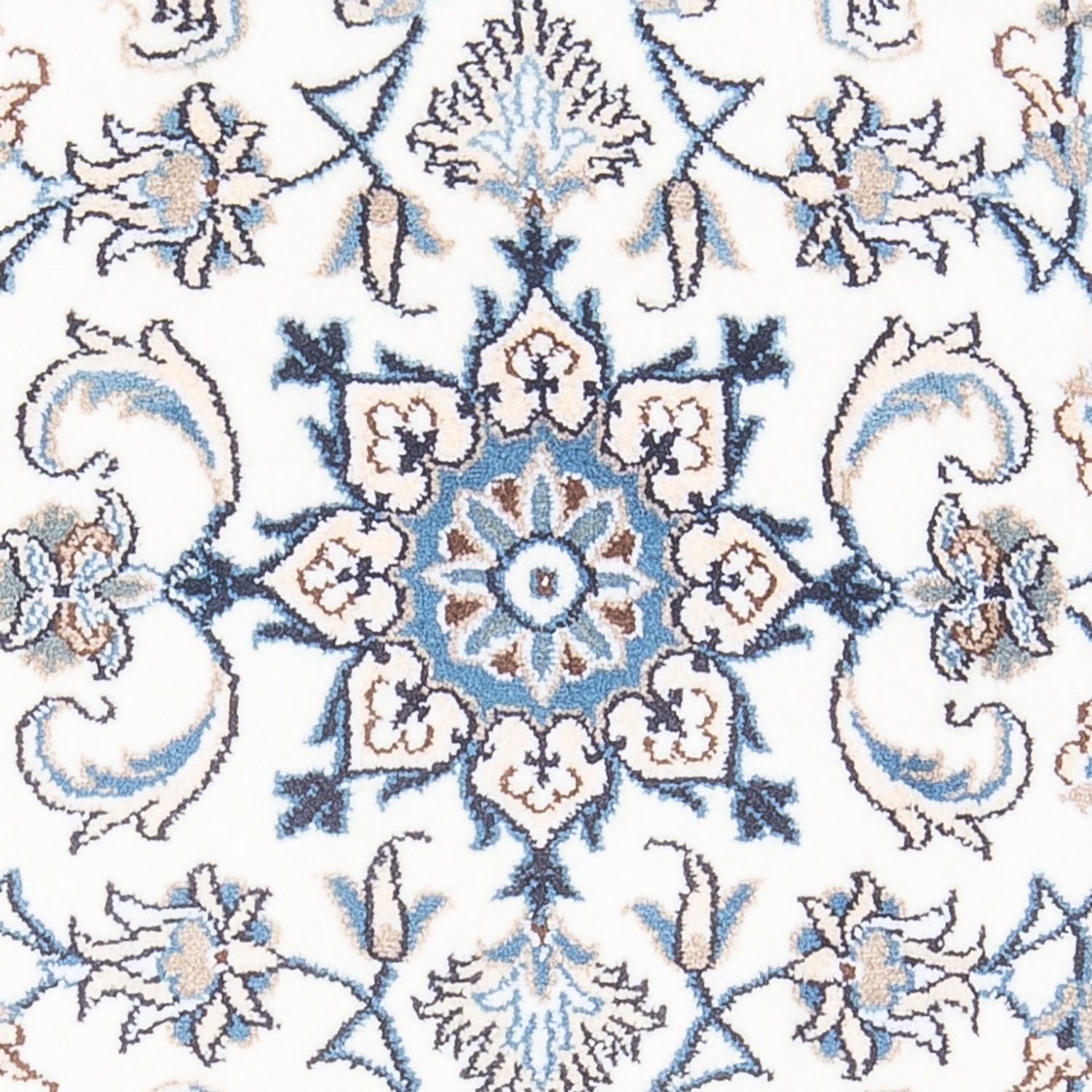 Tapis persan - Nain - 137 x 68 cm - crème