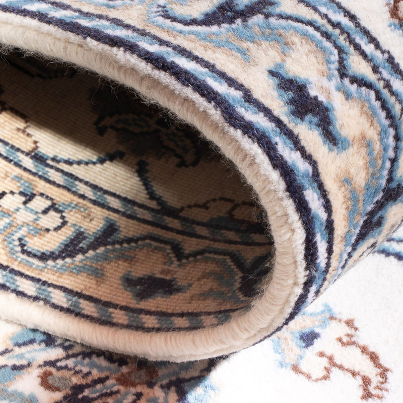 Tapis persan - Nain - 137 x 68 cm - crème