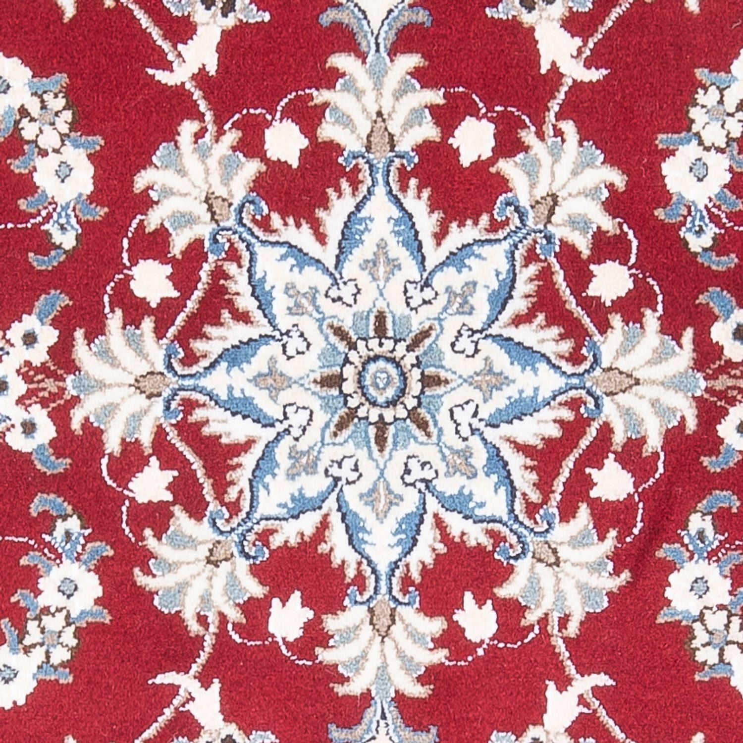 Tapis persan - Nain - 138 x 87 cm - rouge
