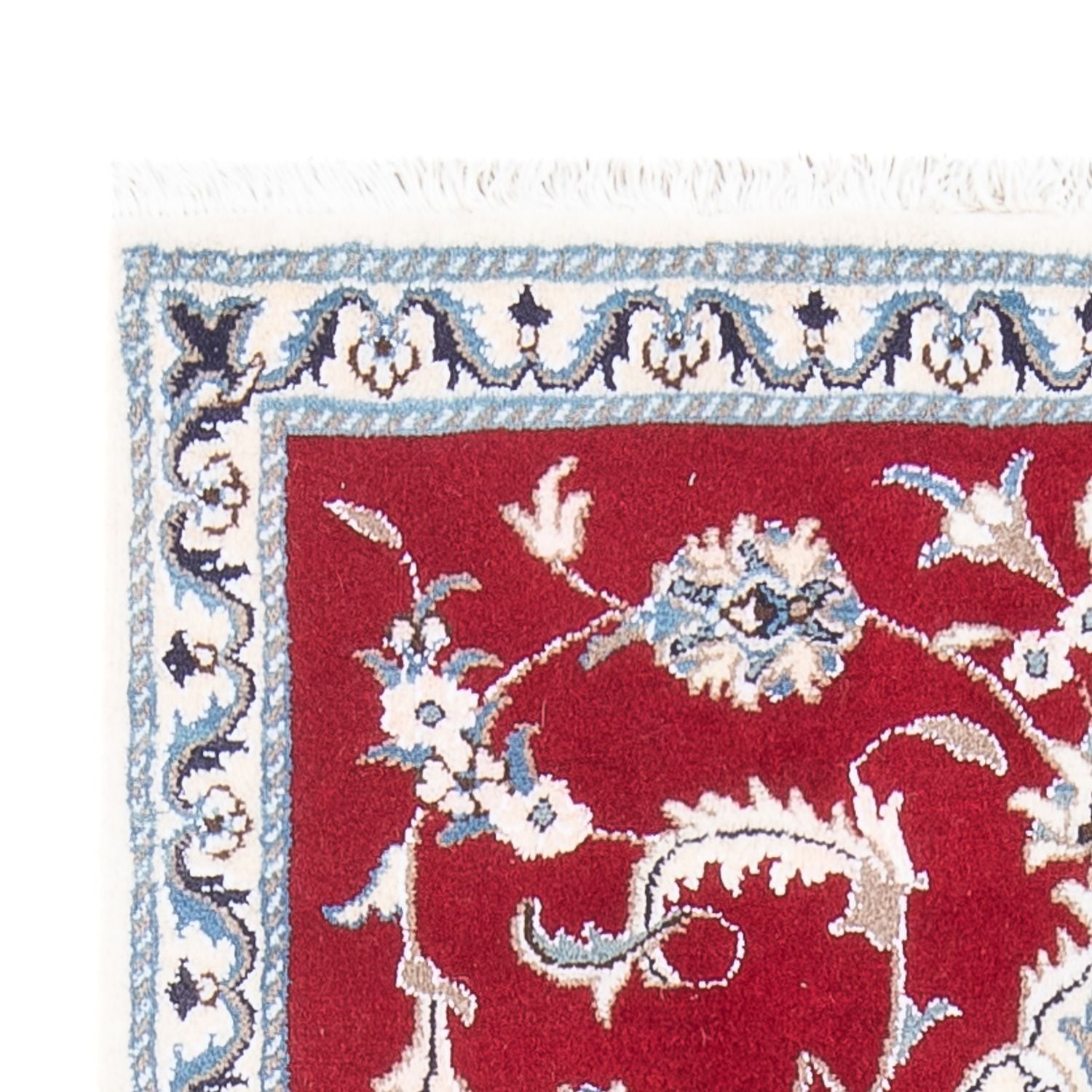 Tapis persan - Nain - 138 x 87 cm - rouge
