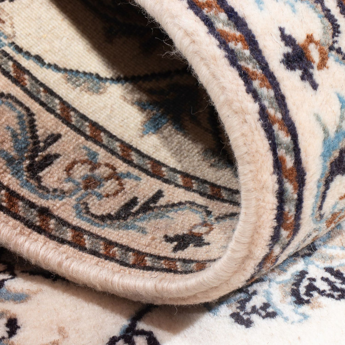 Tapis persan - Nain - 140 x 86 cm - crème