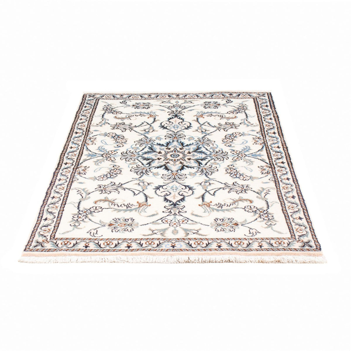 Tapis persan - Nain - 140 x 86 cm - crème