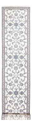 Tapis de couloir Tapis persan - Nain - 392 x 78 cm - crème