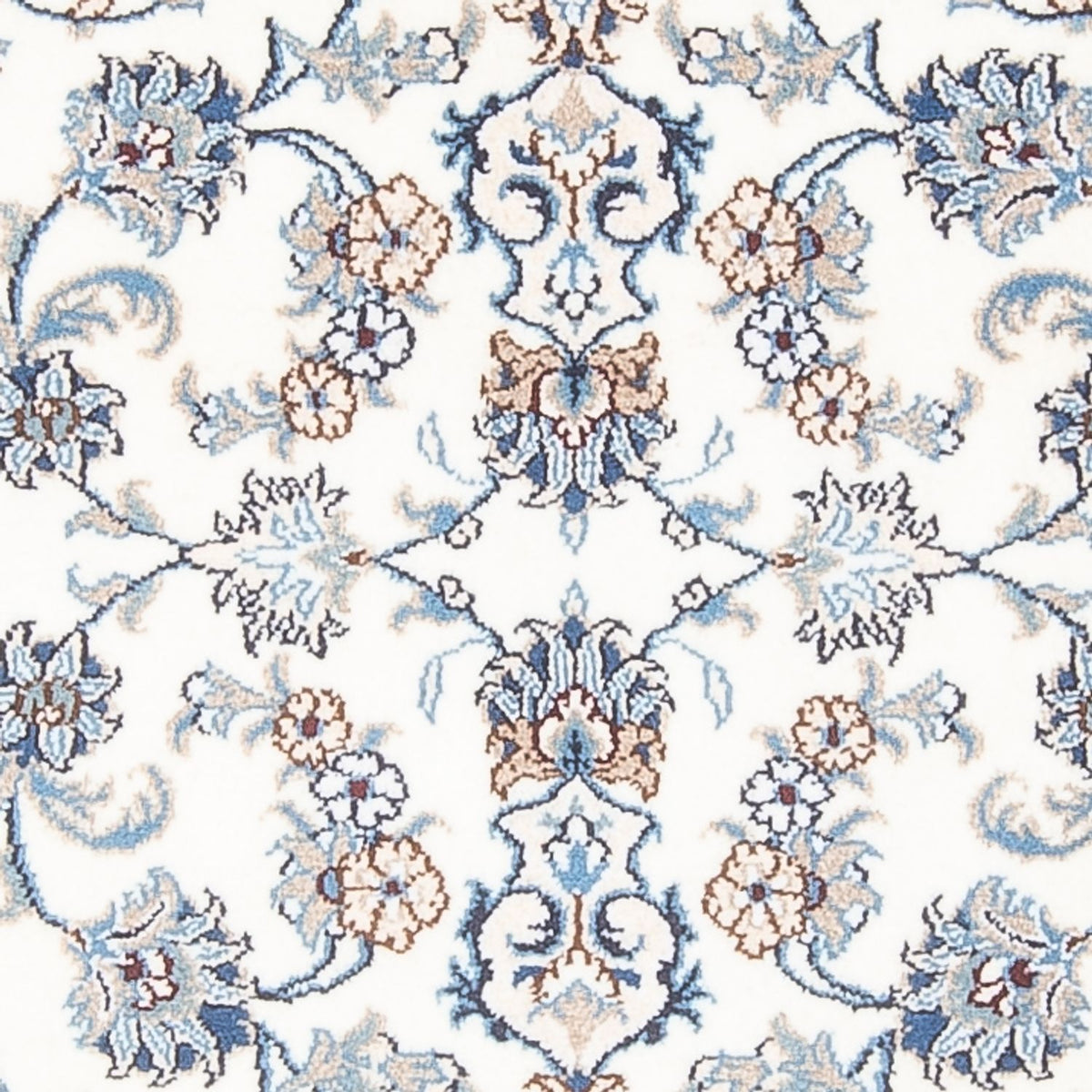 Tapis de couloir Tapis persan - Nain - 201 x 85 cm - crème