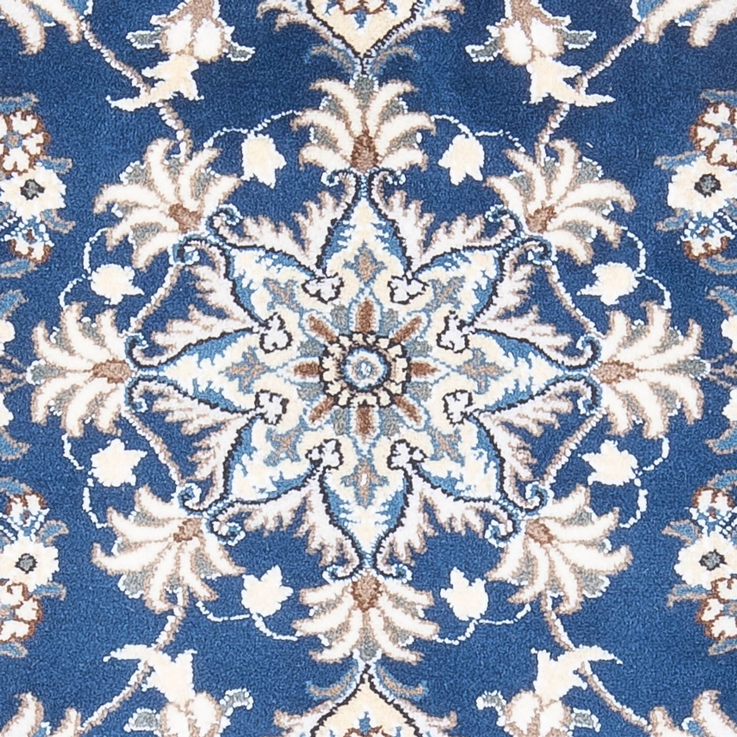 Tapis persan - Nain - 135 x 89 cm - bleu