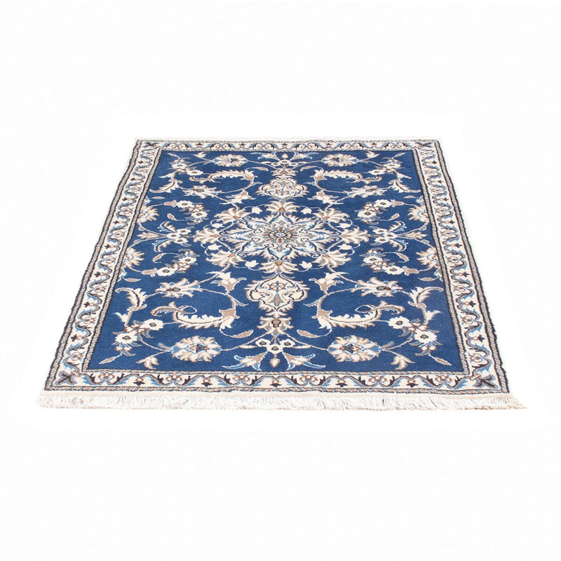 Tapis persan - Nain - 135 x 89 cm - bleu