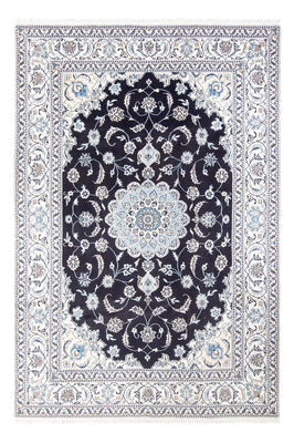 Tapis persan - Nain - 297 x 198 cm - bleu foncé