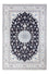 Tapis persan - Nain - 297 x 198 cm - bleu foncé