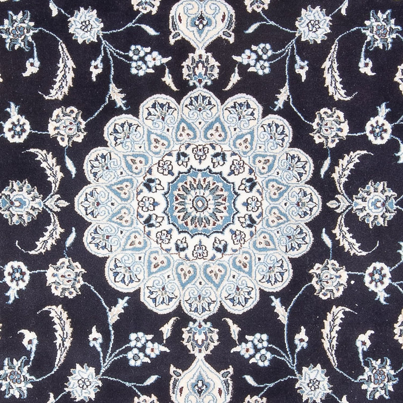 Tapis persan - Nain - 297 x 198 cm - bleu foncé