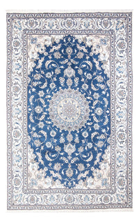 Tapis persan - Nain - 302 x 196 cm - bleu