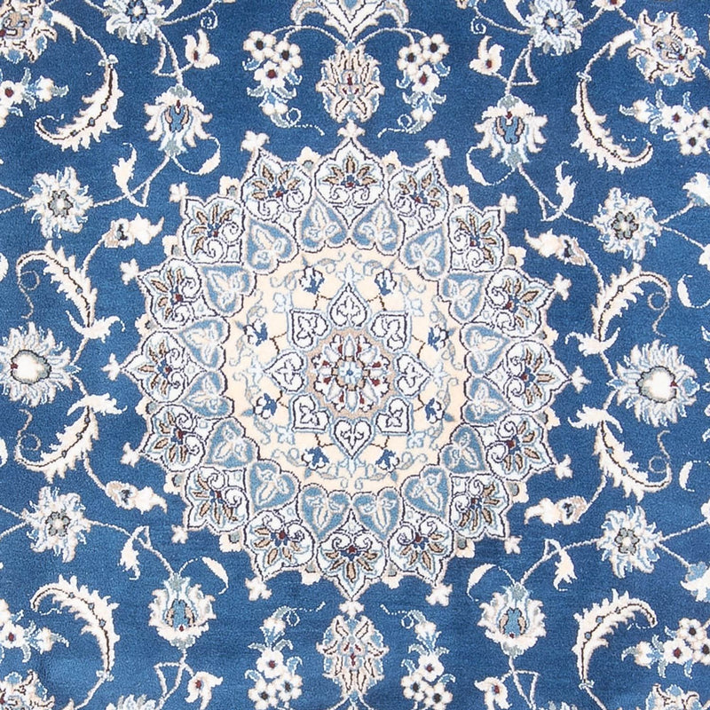Tapis persan - Nain - 302 x 196 cm - bleu